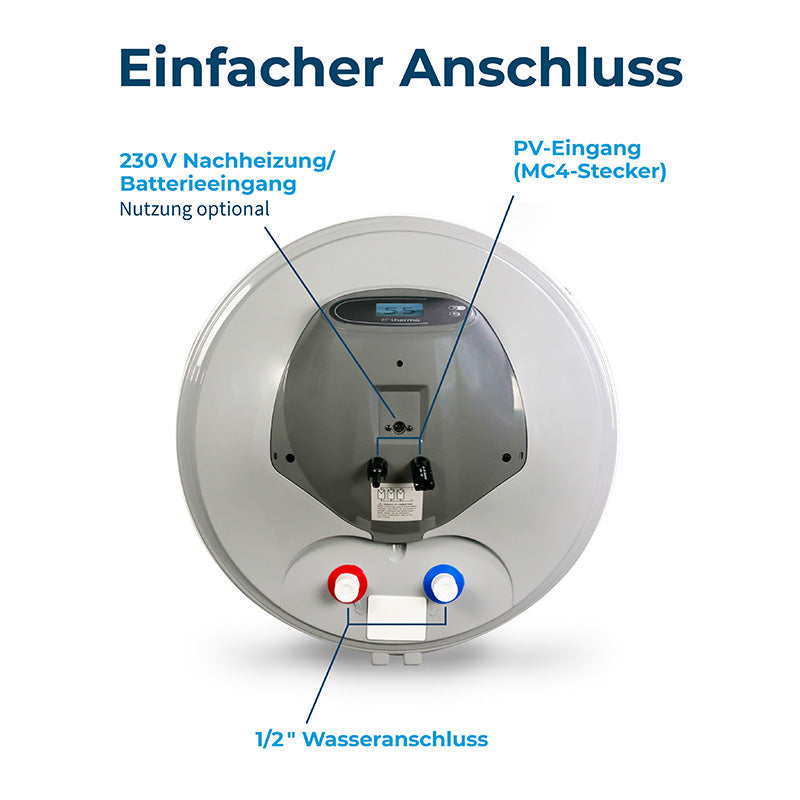 80 Liter Solar-Offgridboiler