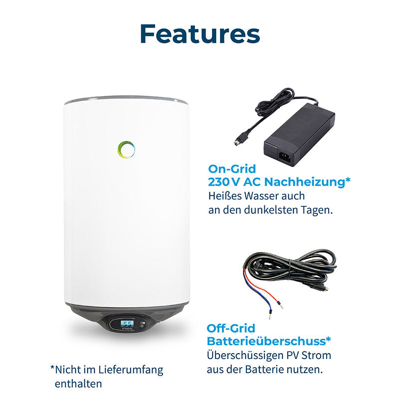 80 Liter Solar-Offgridboiler