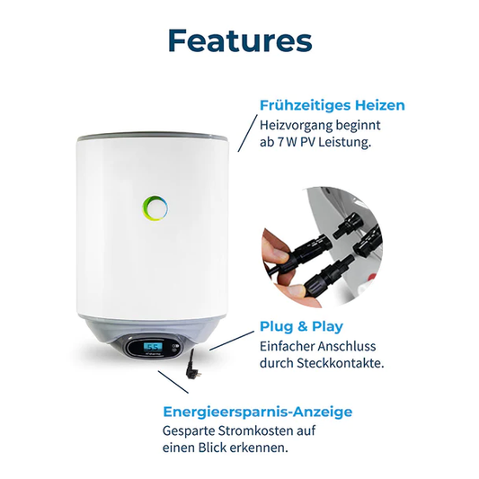 30 Liter Solar-Hybridboiler