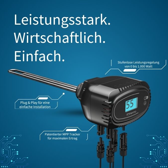 1.000 W Solarheizstab