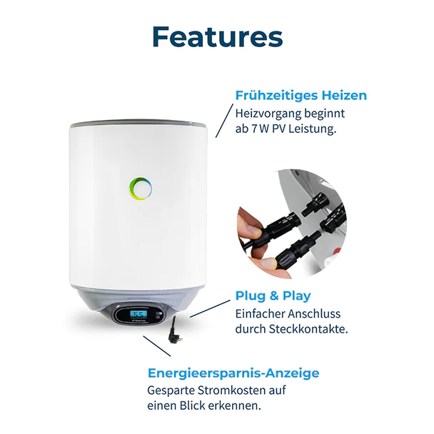 30 Liter Solar-Hybridboiler